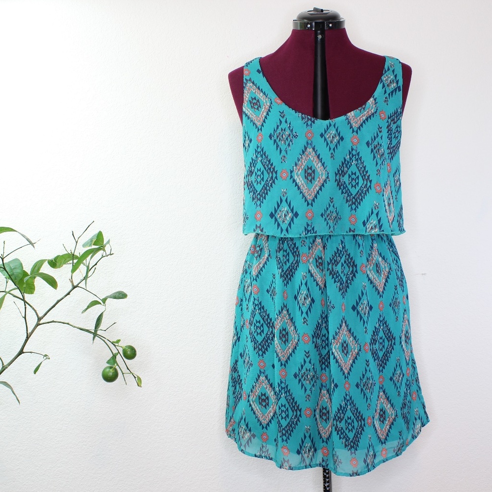 Speechless Summer sleeveless print dress